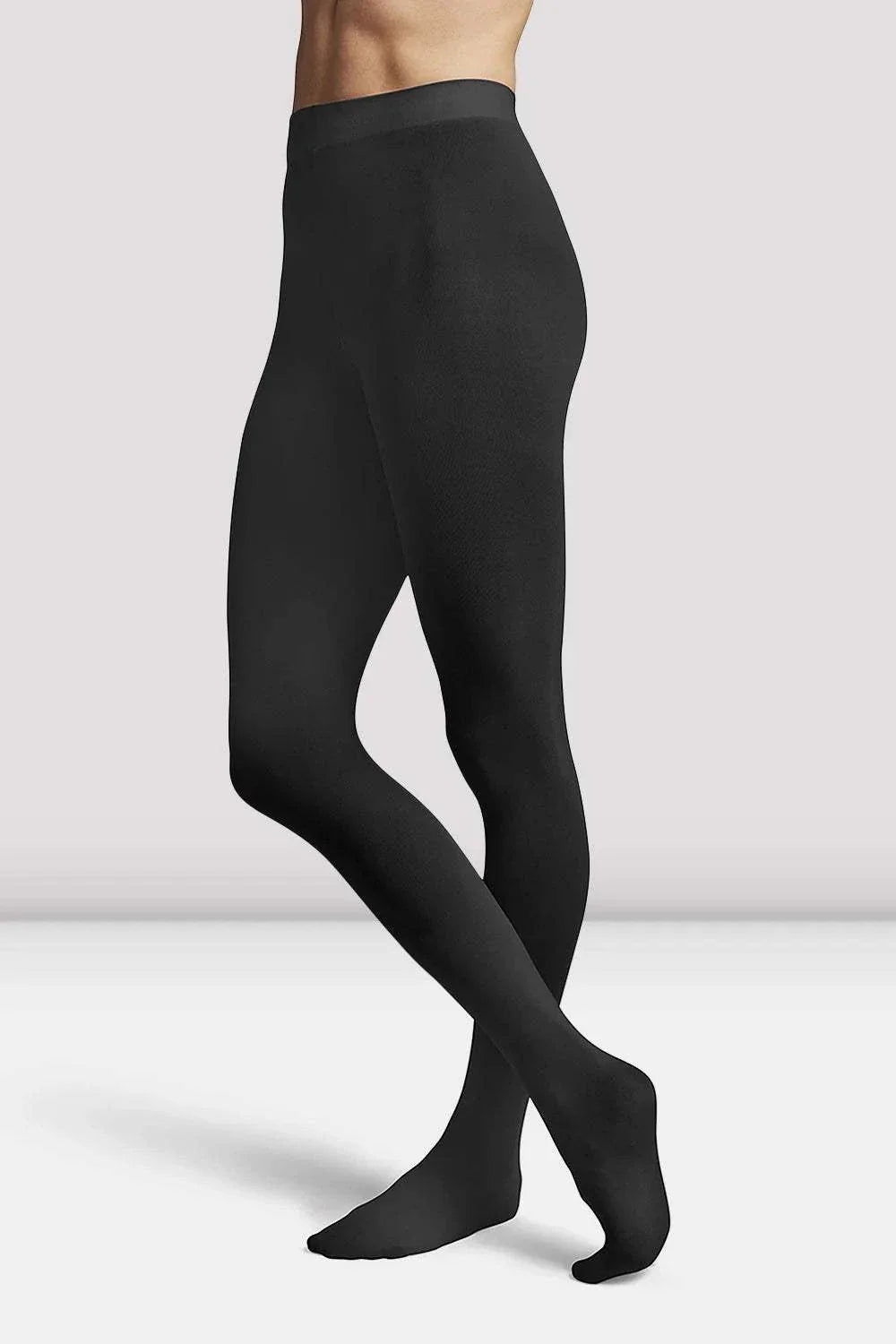 Bloch T0981L ContourSoft Adult Footed Tights Black