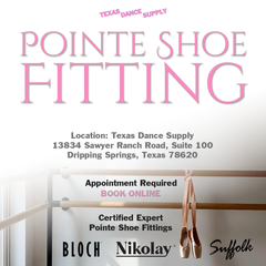 Certified Pointe Shoe Fitting Deposit – Applies to New Pointe Shoe Purchase