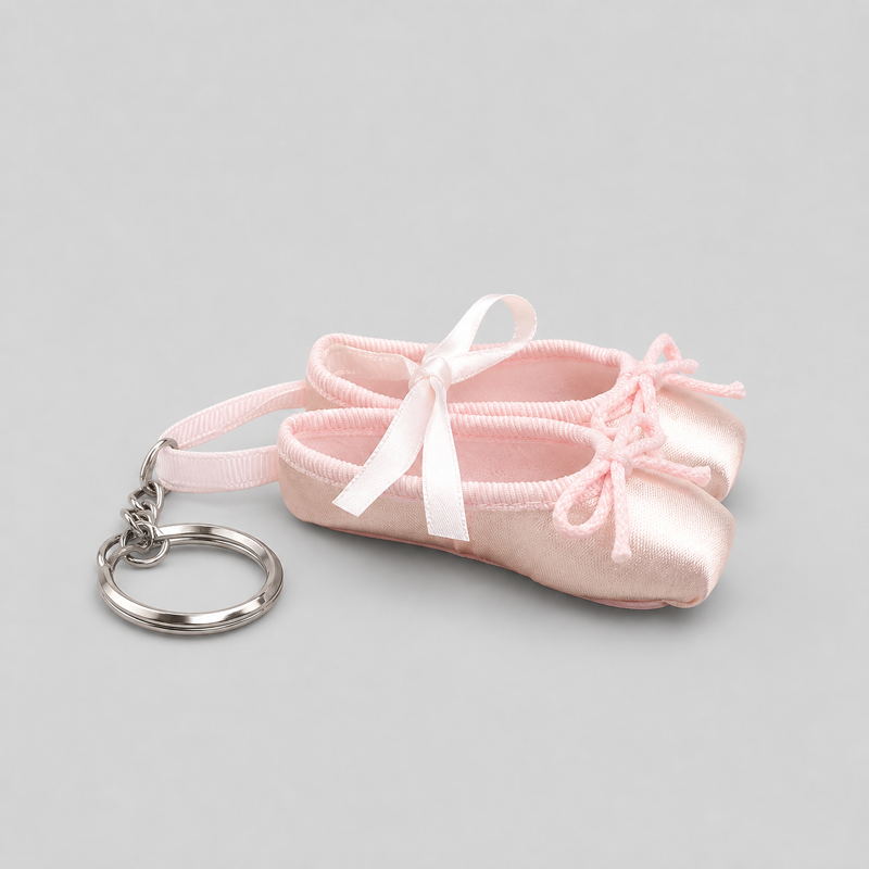 Fresh Ballet Pointe Shoe Keychain – mini ballet shoe bag charm