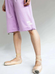 Light purple rehearsal pants by Barre Trash designed for dancers