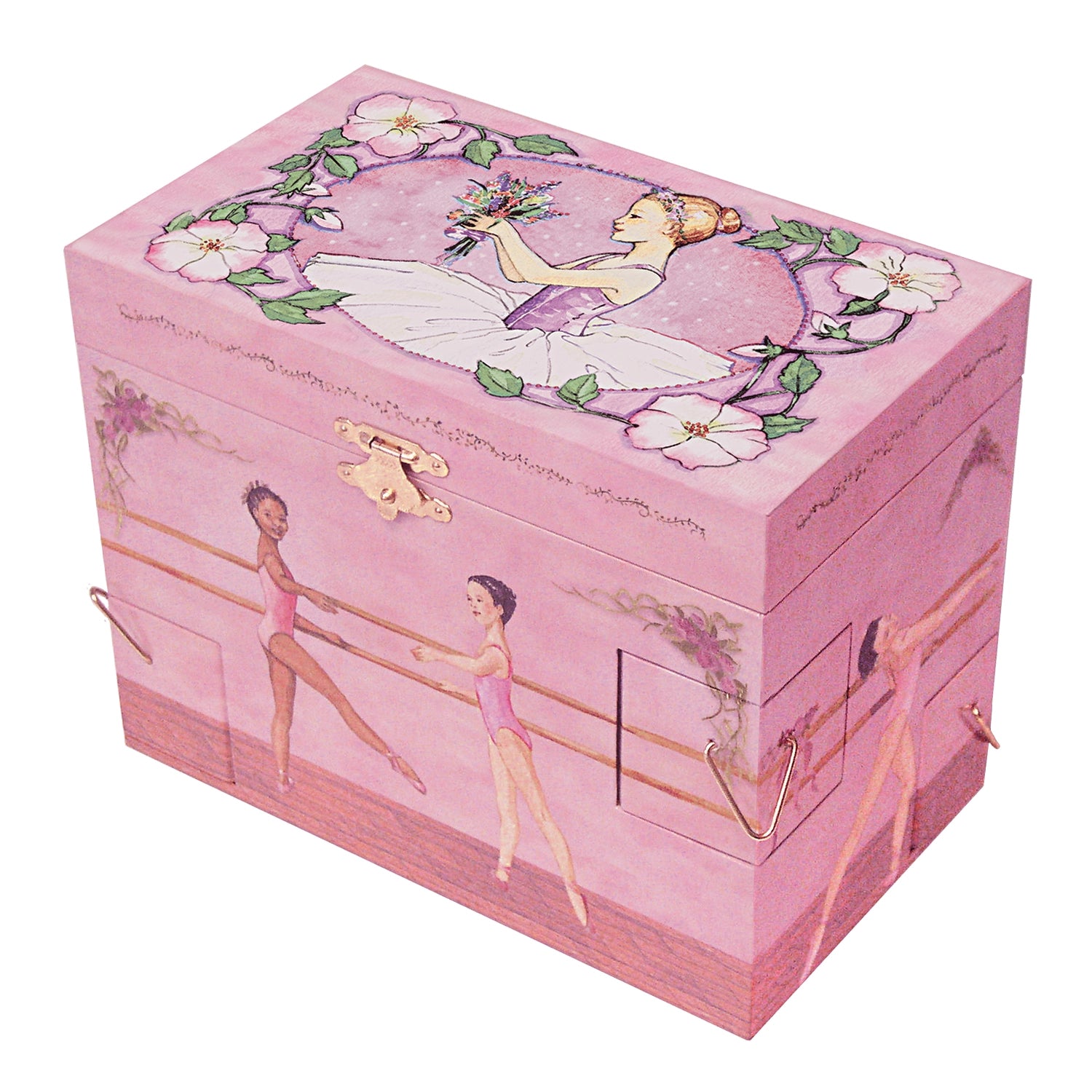 Enchantmints Ballet School Musical Jewelry Box with twirling ballerina
