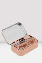 Bloch Classic Ribbon Kit with satin ribbon and elastic for pointe shoes