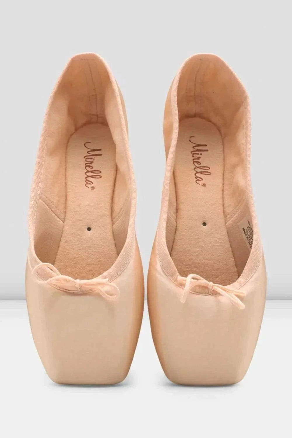 Mirella Whisper Bloch European Balance pointe shoes with soft suede outsole
