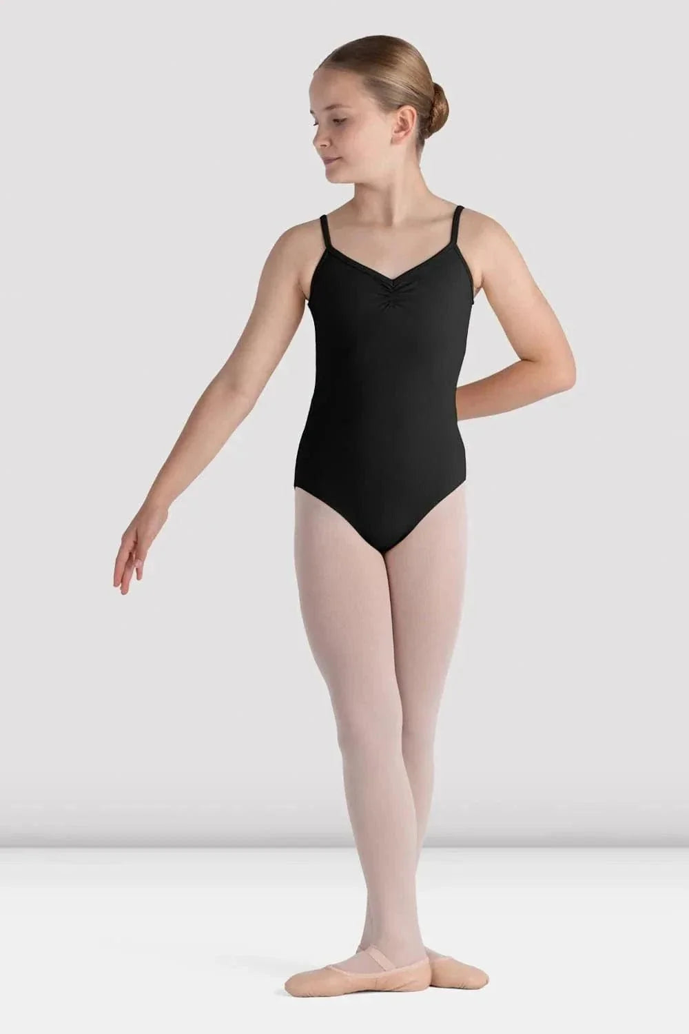 Bloch Girls Ari camisole leotard black classic dancewear