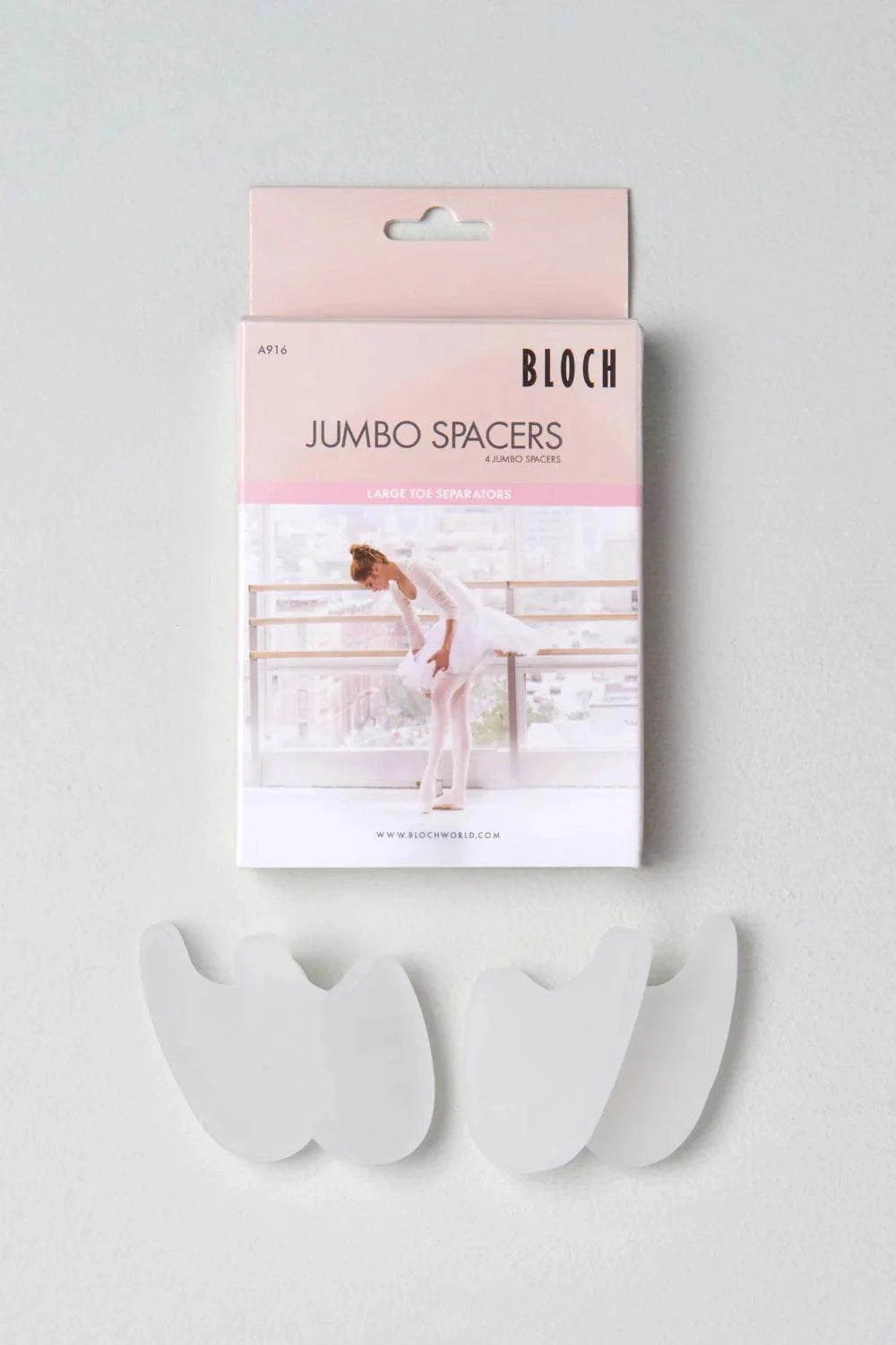 Bloch jumbo silicone toe spacers for pointe dancers