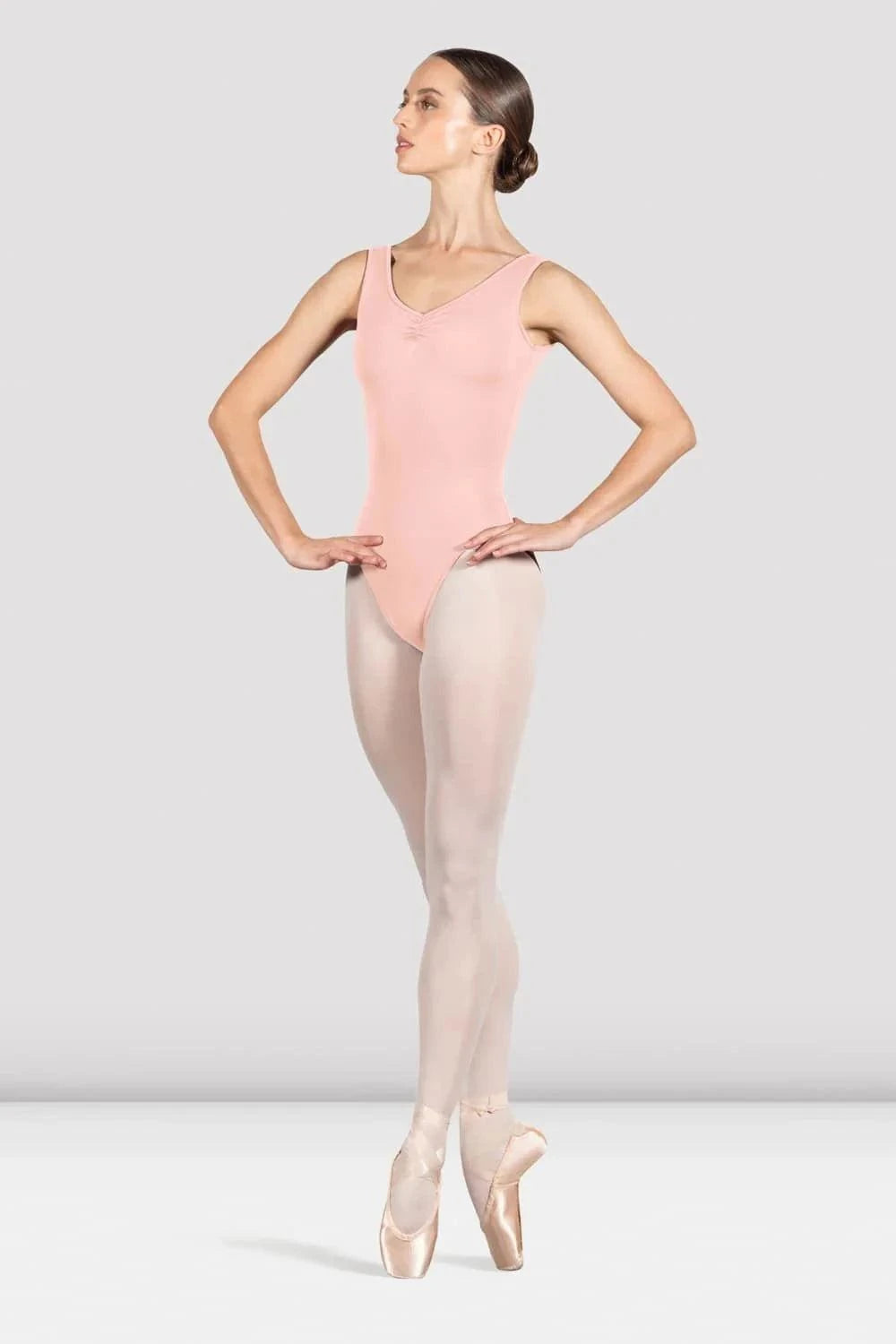 Bloch Ladies Dianna Tank Leotard with pinch gathered detail and low back