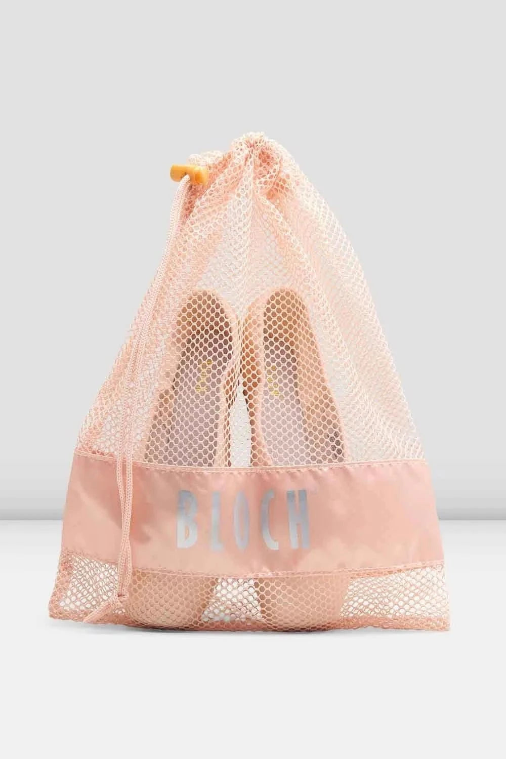Bloch large pointe shoe bag mesh drawstring storage for dance shoes