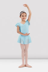 Bloch girls olesia gold hologram sequin ballet skirt with elastic waistband