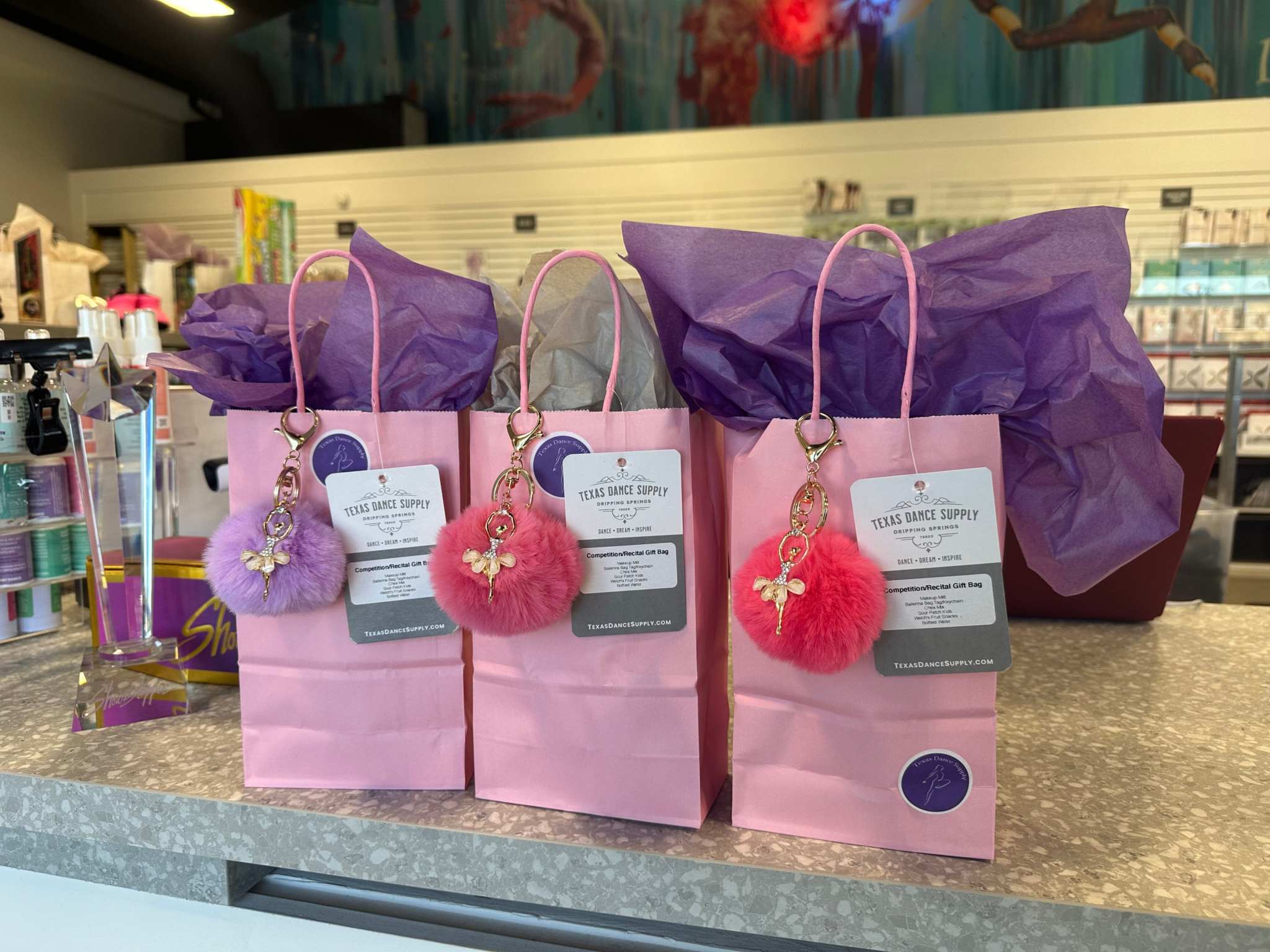 Texas Dance Supply Competition and Recital Gift Bag