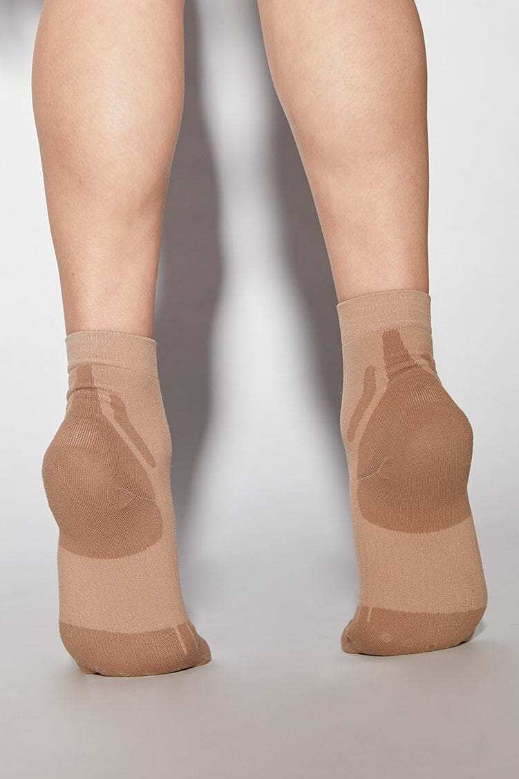 Jo+Jax Core Compression Socks – crew dance socks with targeted compression and traction pads