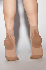 Jo+Jax Core Compression Socks – crew dance socks with targeted compression and traction pads