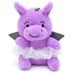 Dasha Designs purple dragon plush with organza tutu