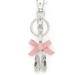 Ballet Shoe Keychain with Bow - Dasha Designs 2826