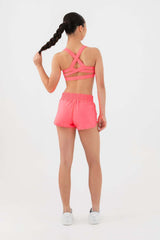 Every Turn Aerobics Shorts with flexible waistband for workout comfort
