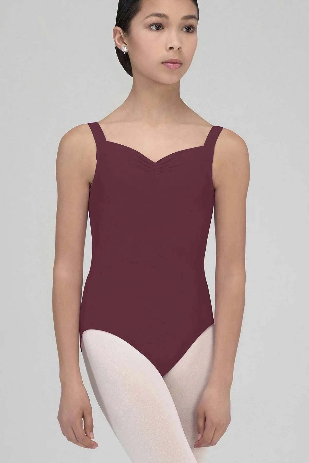 Faustine tank leotard womens girls microfiber dancewear