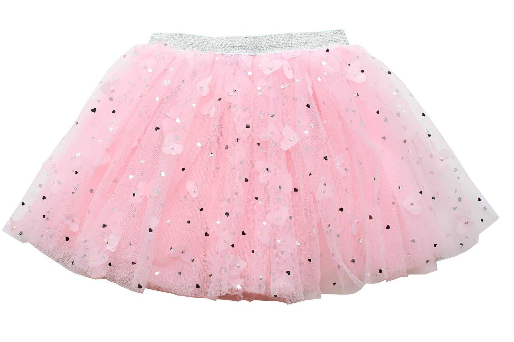 Children's Double Layer Pull On Skirt