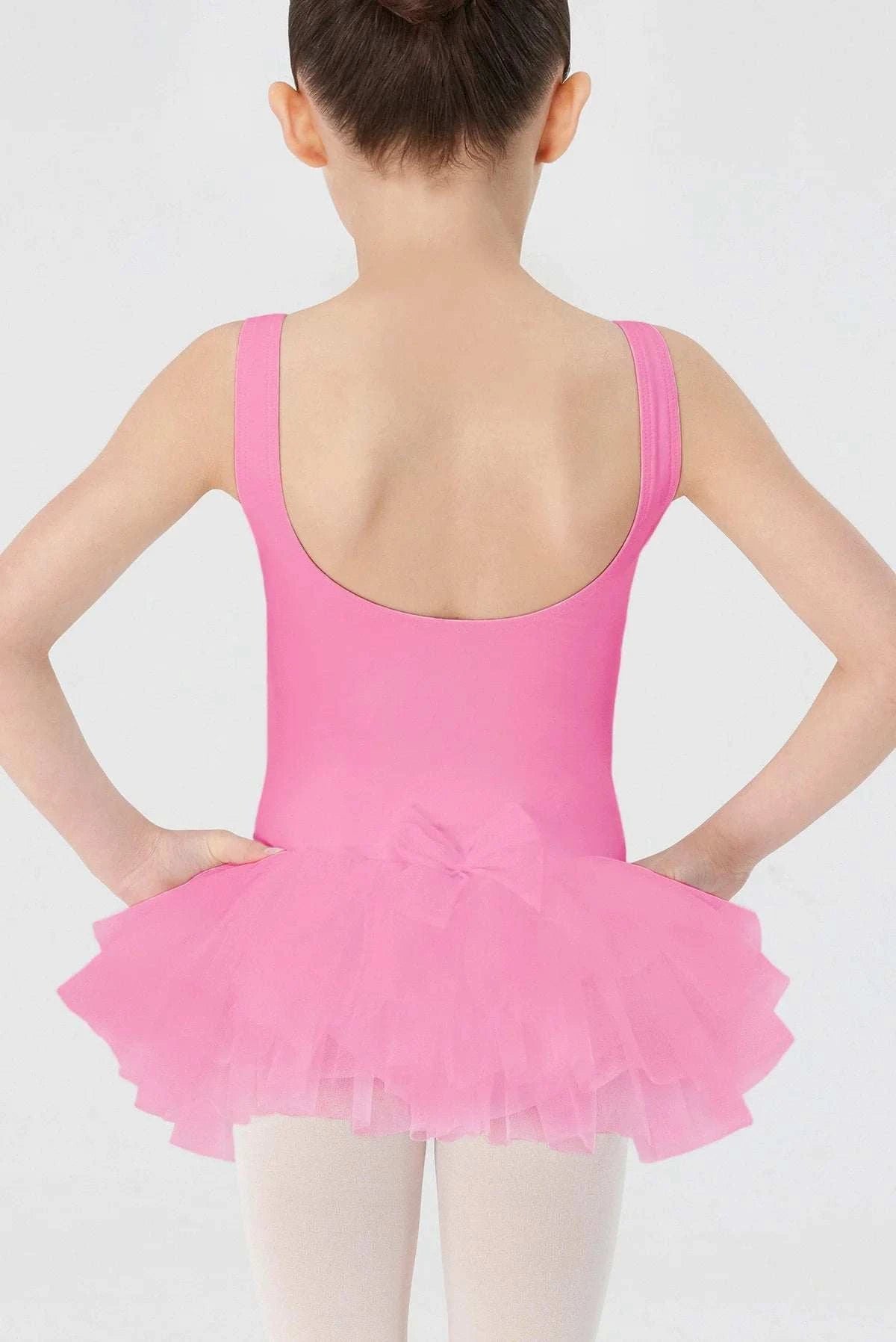 Tutu Skirted Leotard Dress - Noisette