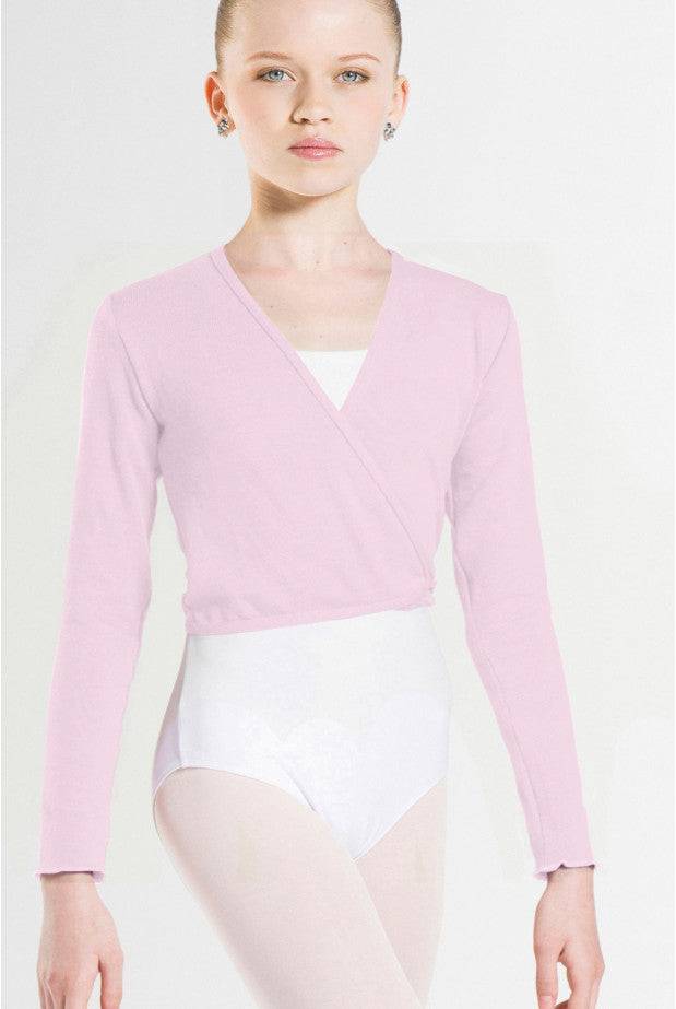 Menuet Ballet Wrap Top Cross Over Wear Moi Pink