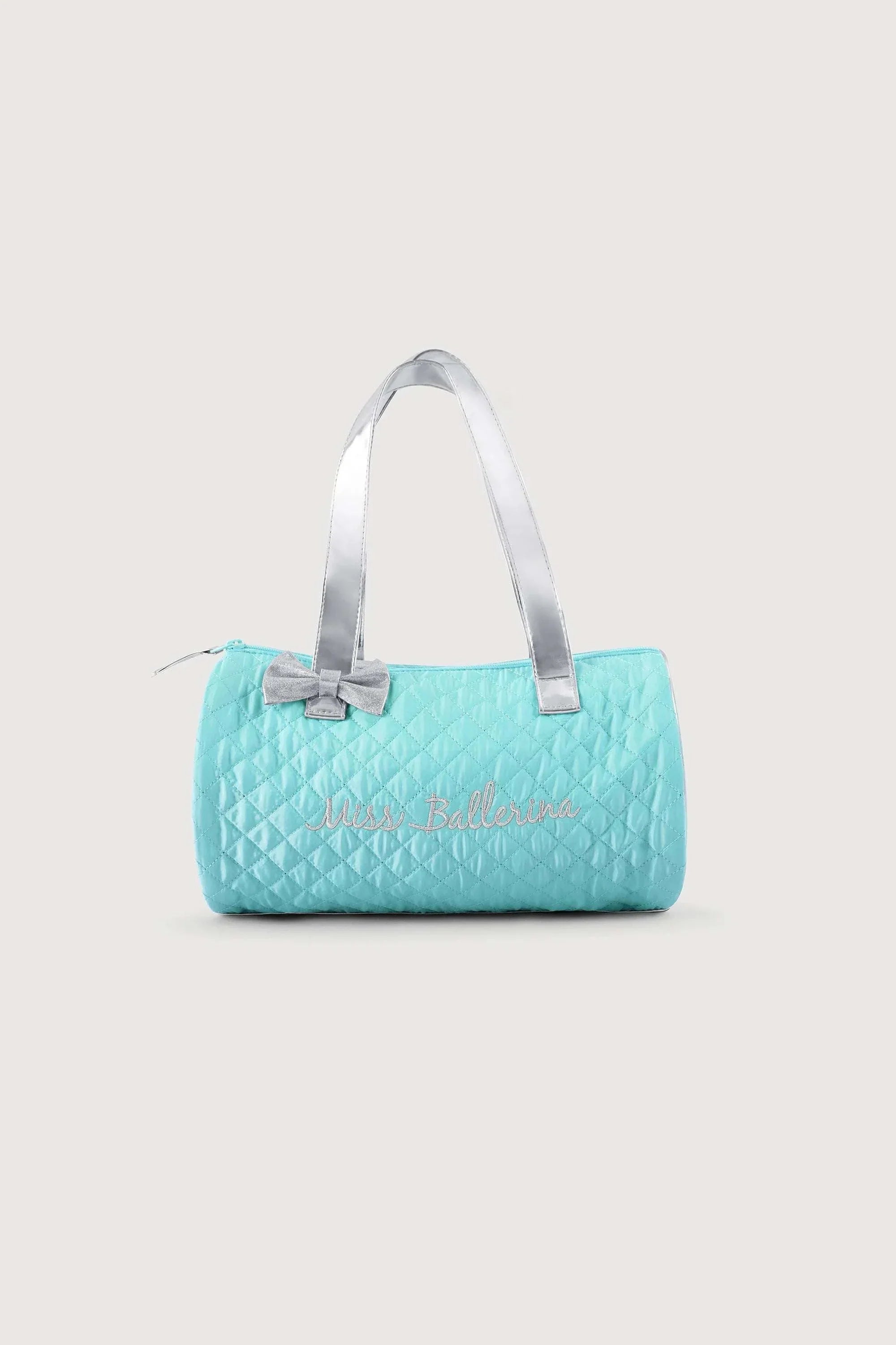 Miss Ballerina Dance Bag with glitter bow and metallic straps