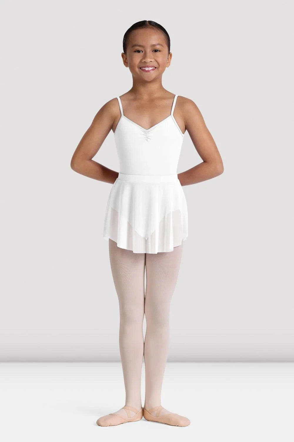 Bloch Girls Viola Mesh Skirt CR4211 | Ballet Core Pull-On Mesh Skirt