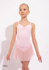 Nikolay camisole child dance dress with adjustable front pinch and draping skirt