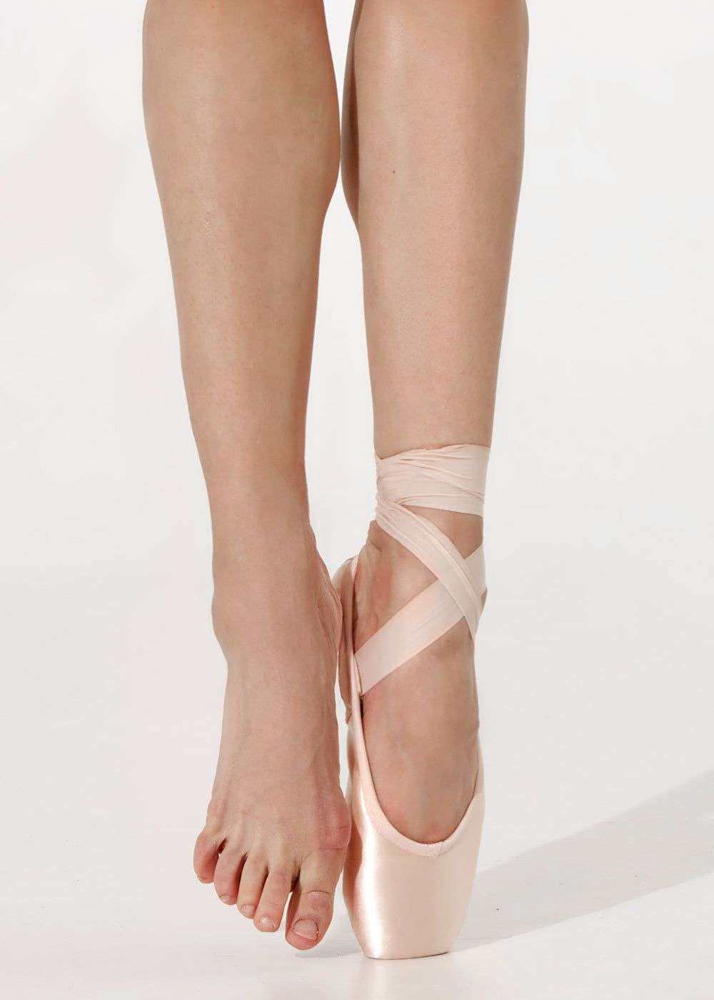 Nikolay StreamPointe ballet pointe shoes with wide platform and elasticated binding