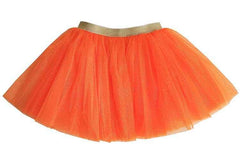 Sparkle Sisters by Couture Clips Orange Sparkle Tutu