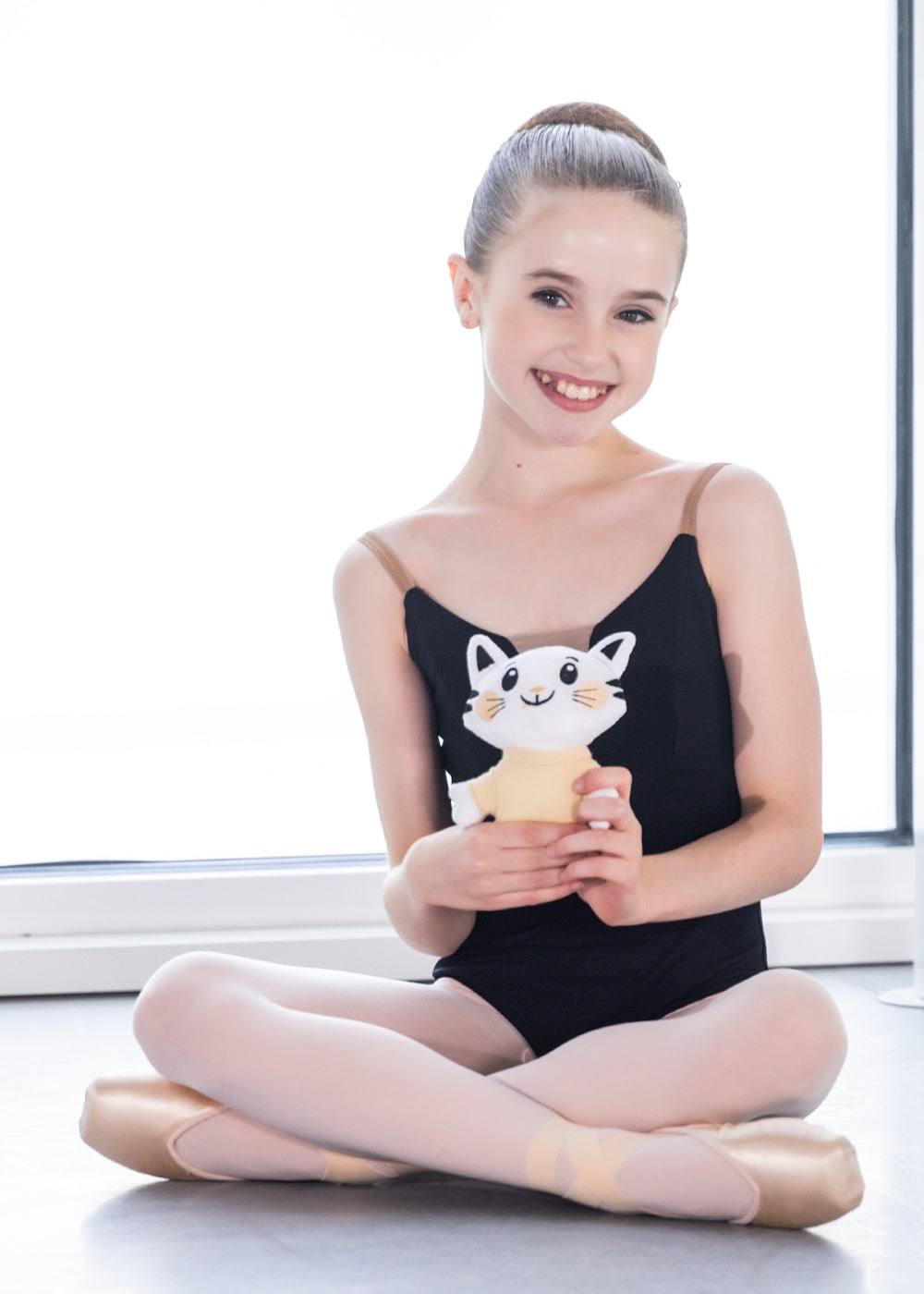 Grisha the Ballet Cat 15cm plush toy doll in ballet costume