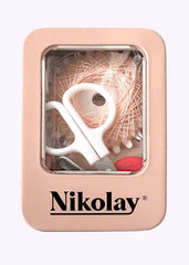 Premium sewing kit with needles scissors and thread for dancers