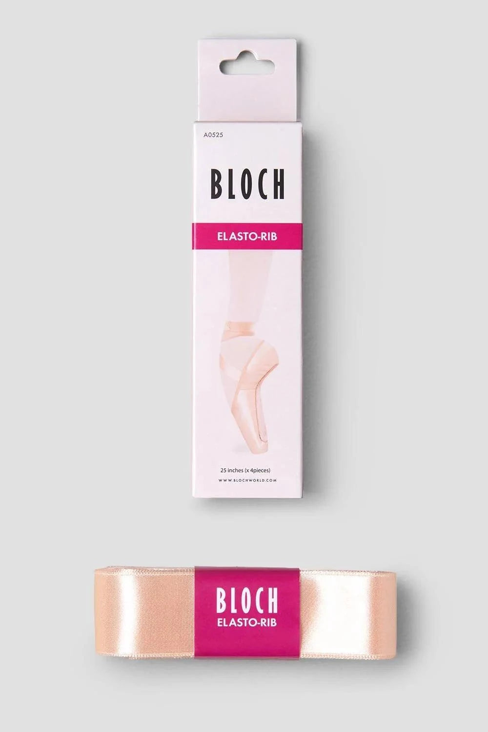 Bloch Elastorib Pointe Shoe Ribbon A0525