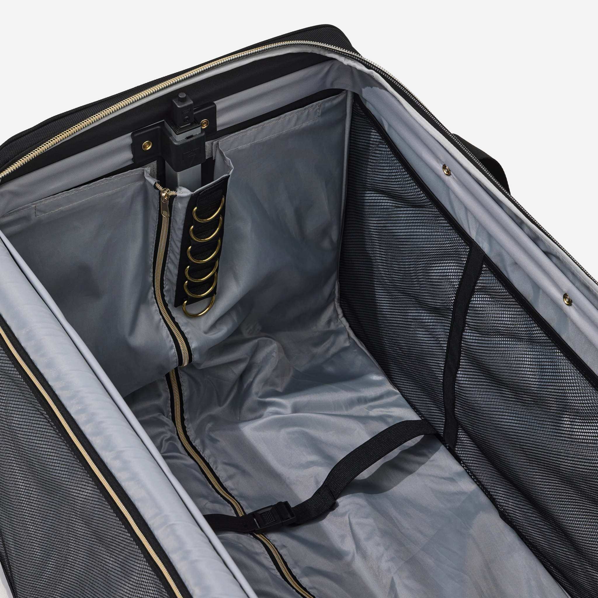Rac n Roll Dance Bag with built-in garment rack and all-terrain wheels