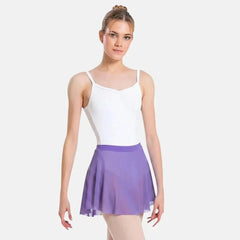 So Danca SL216 Wave adult mesh pull-on dance skirt with flowy hem