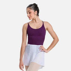 So Danca SL66 Nancy adult wrap ballet skirt in soft crepe fabric