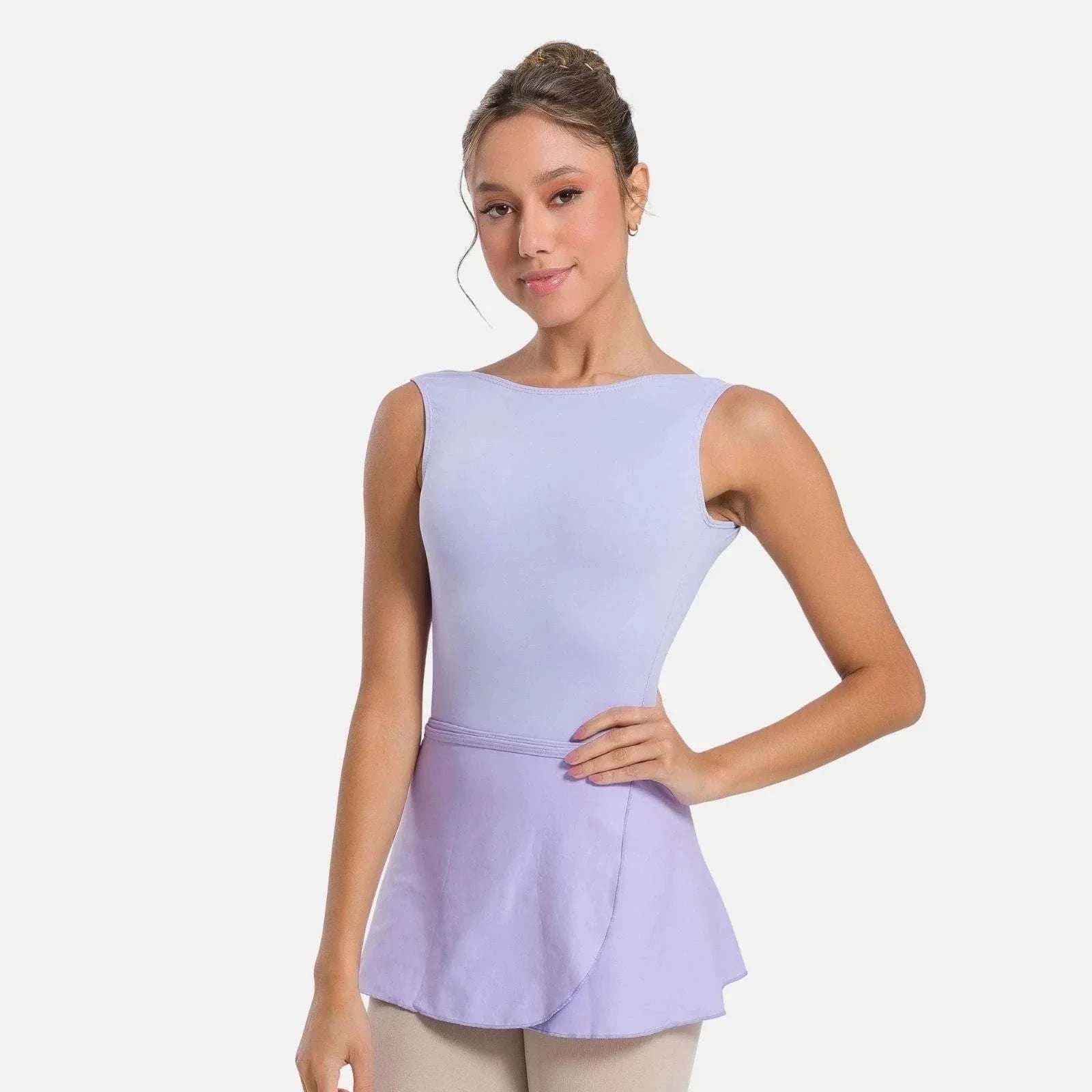So Danca SL67 Lyon microfiber ballet wrap skirt for adult dancers