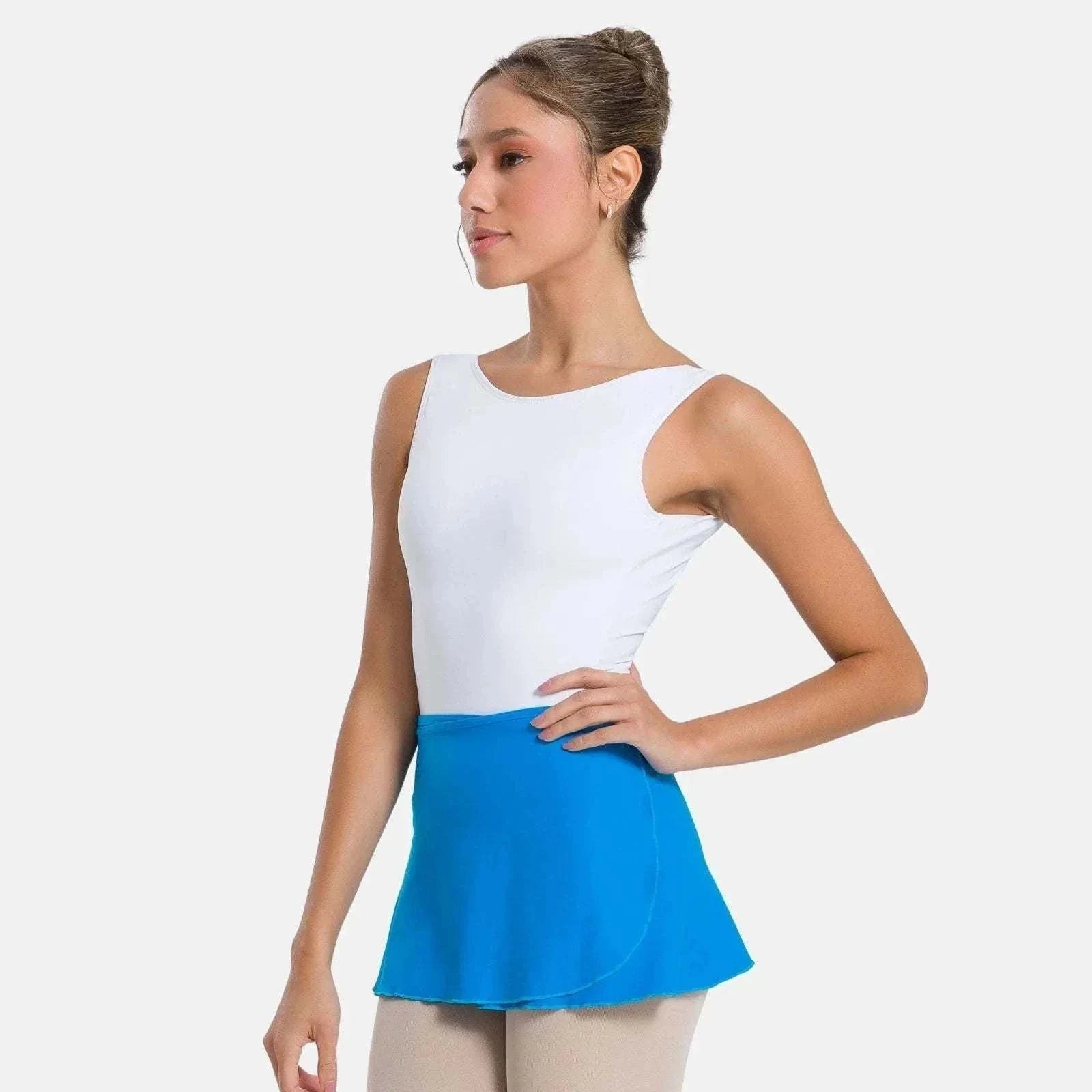 So Danca SL67 microfiber ballet wrap skirt for adults in pink
