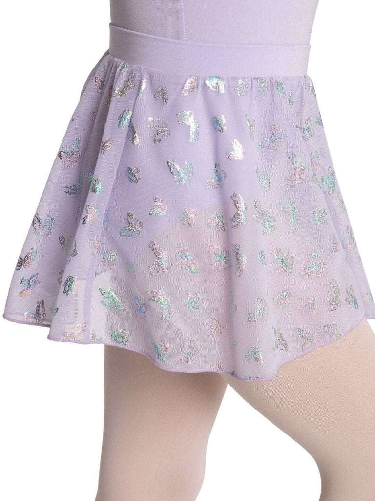Social Butterfly Nova Skirt - Girls Bottoms Capezio Lavender Child T 