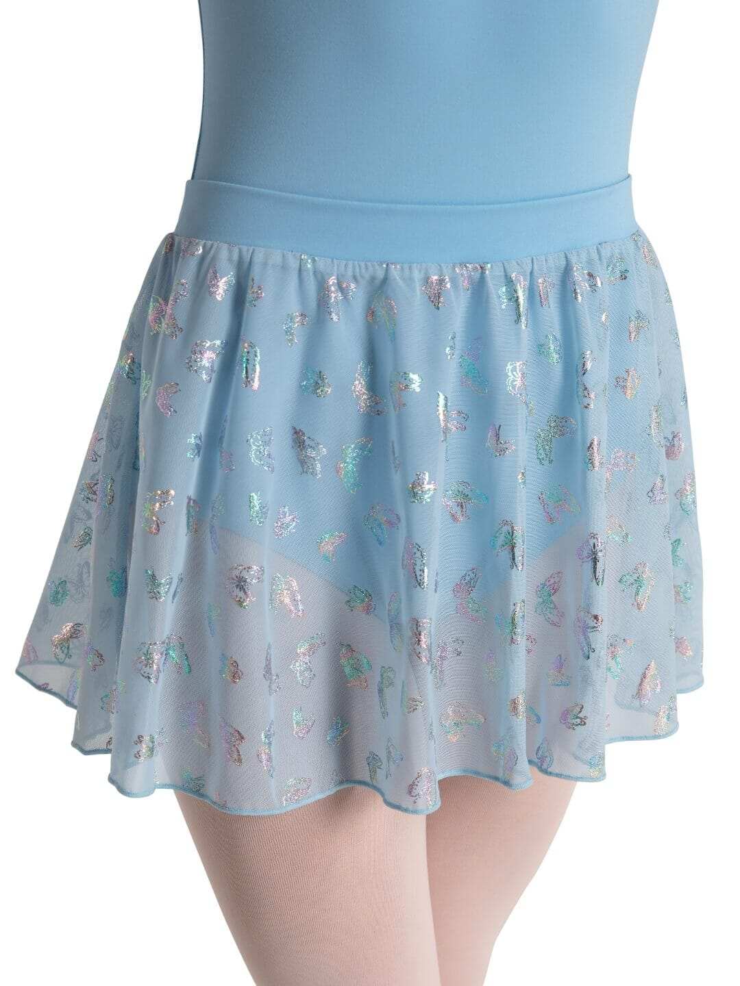 Social Butterfly Nova Skirt - Girls Bottoms Capezio Light Blue Child S 