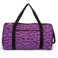 Street Dance Duffle Bags Dasha Designs Purple 