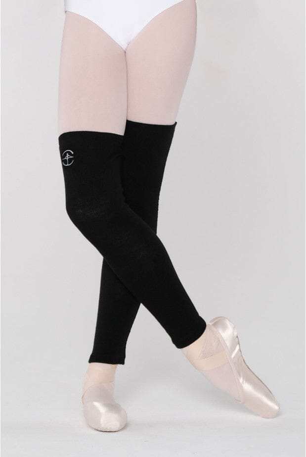 Attitude Adult Leg Warmers Dance & Fitness Accessories Wear Moi Black Adult XS/S 