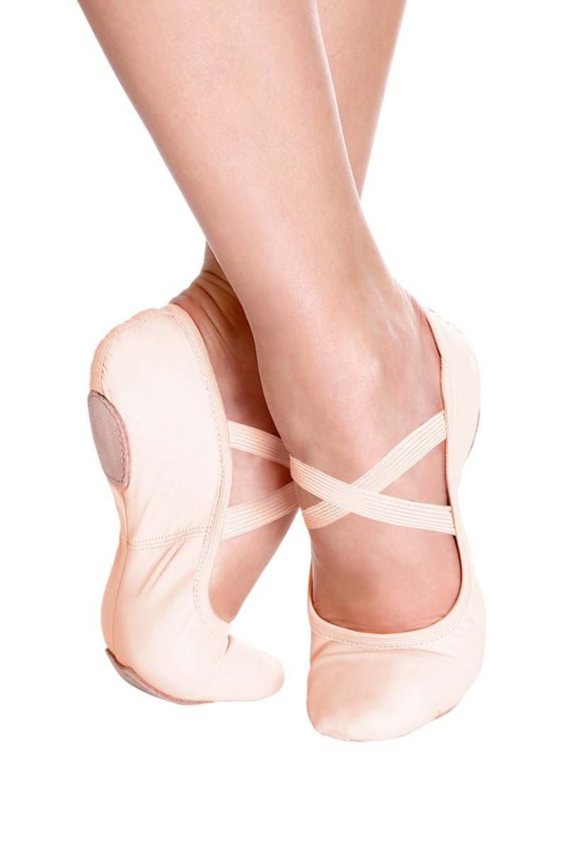 "Brit" Adult Leather Split Sole Ballet Slipper Ballet Shoes Só Dança Adult 3 
