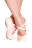 "Brit" Child Leather Split Sole Ballet Slipper Ballet Shoes Só Dança 