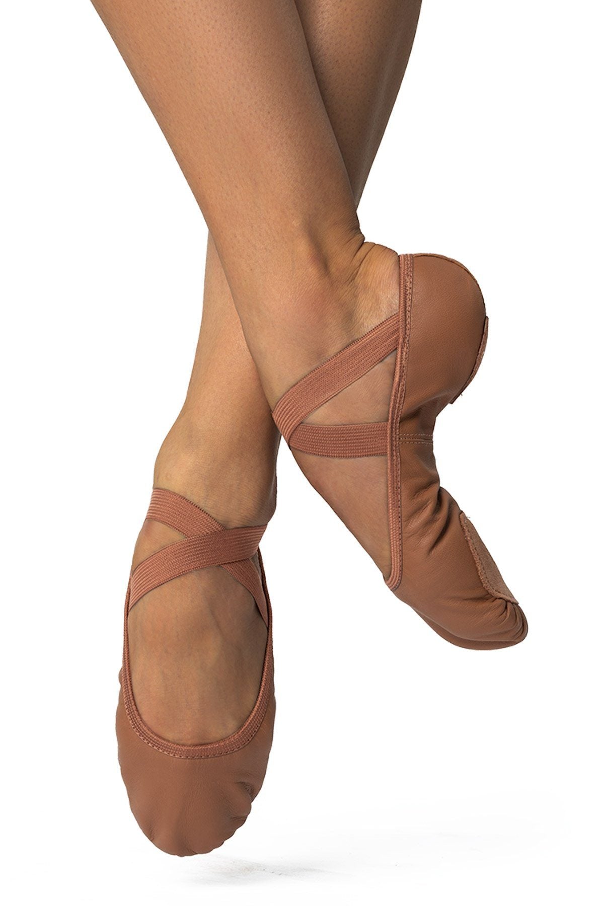 "Brit" Child Leather Split Sole Ballet Slipper Ballet Shoes Só Dança 
