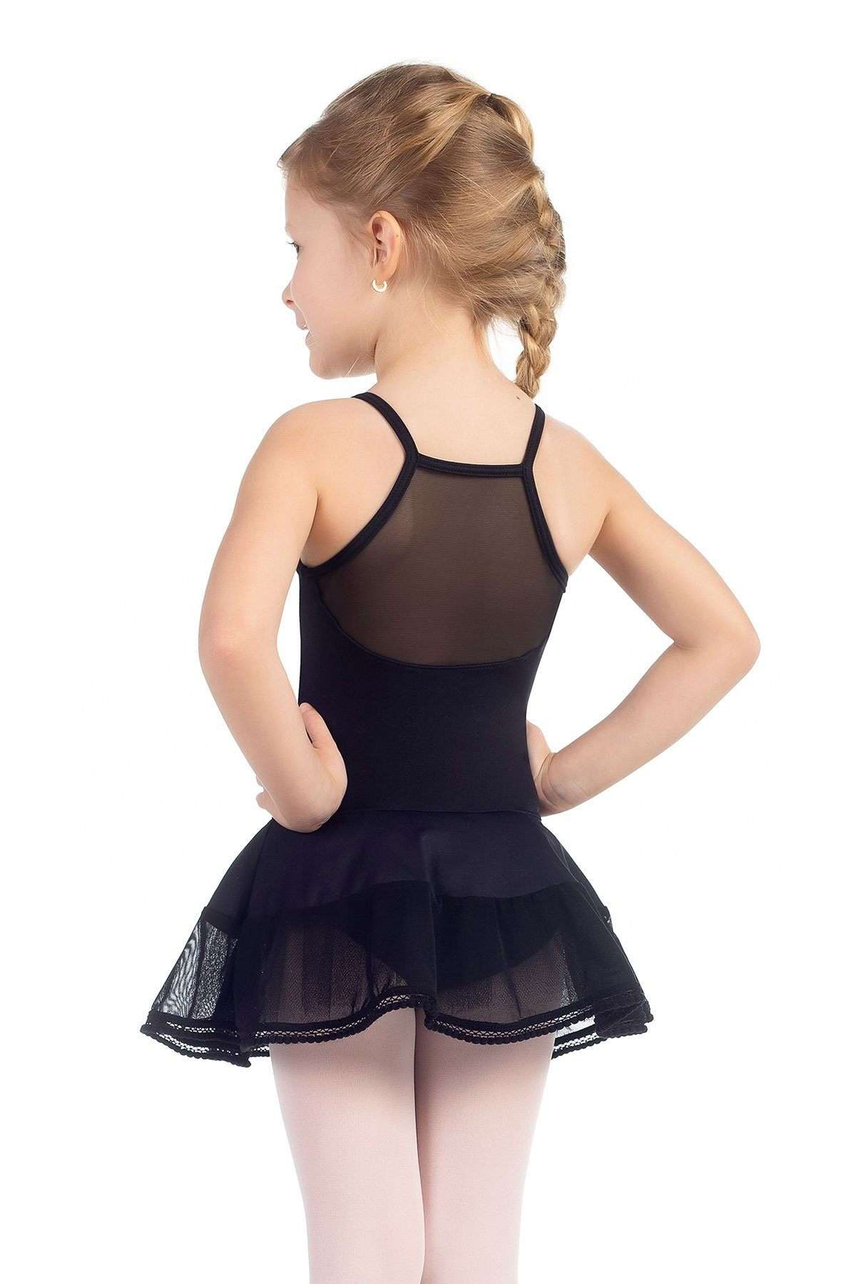 Só Dança Curls Child Dress Leotard w/Attached Skirt