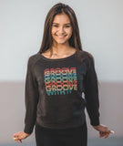 Groove With It - Juniors Crewneck Sweatshirt Tops Covet Dance 