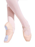 Juliet Split Sole Leather Adult Ballet Shoe - Light Pink Ballet Shoes Capezio Adult 3 Width-M Light Pink