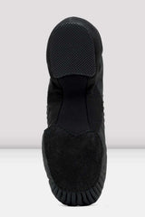 Bloch Pulse Leather Jazz Shoes S0470L – low-profile split sole with arch-hugging neoprene stretch and moldable suede sole
