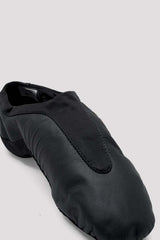 Bloch Pulse Leather Jazz Shoes S0470L – low-profile split sole with arch-hugging neoprene stretch and moldable suede sole