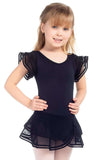 Lucky Charm Dress Leotard w/Attached Skirt Dresses Só Dança Child 2-4 Black 