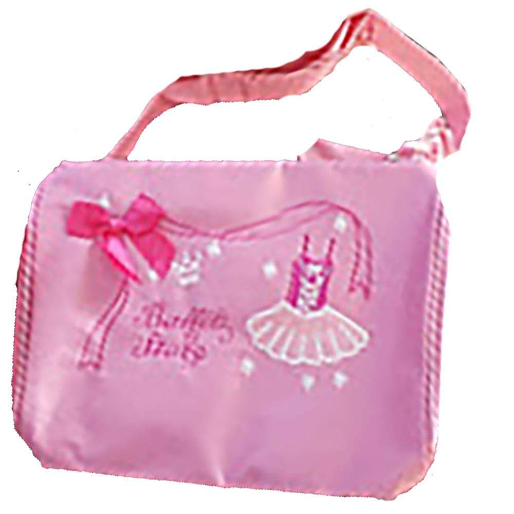 Pink Dance Duffel with Pink Bow Bags Nutcracker Ballet Gifts 