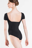 Reverence Short Sleeve Adult Leotard Leotards Wear Moi Adult XS Black 